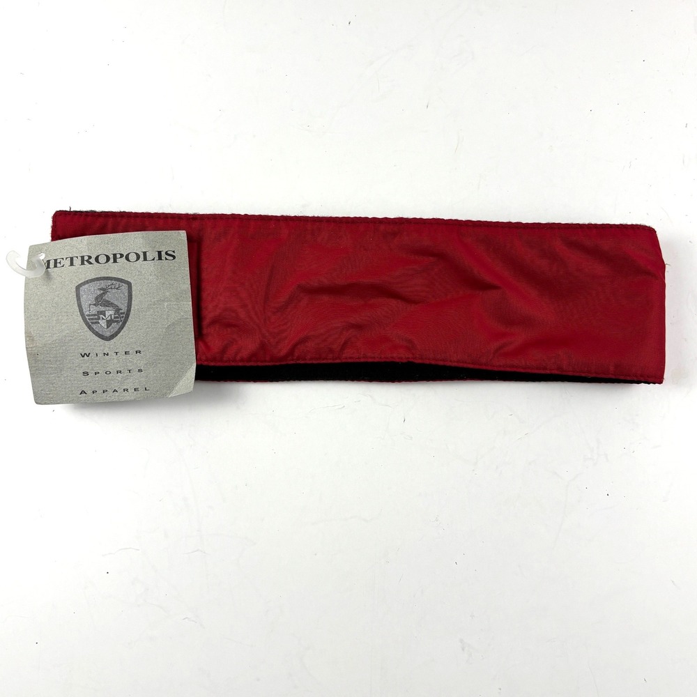 Metropolis Couloir Headband Unisex OIS Red New Winter Sports Fleece MBM90